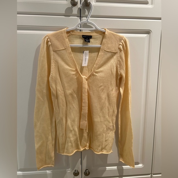 Club Monaco Yellow Vintage Sweater Size M NWT - Picture 4 of 7